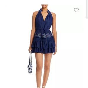 Ramy Brook Navy Blue Mini Dress
